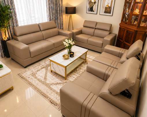 Salon 7place semi cuir image 3