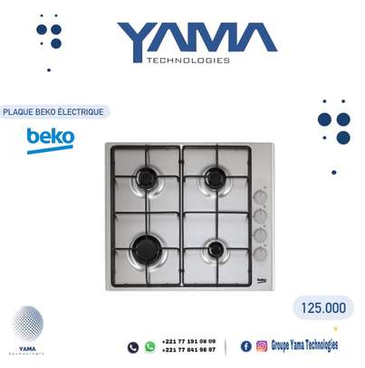 cuisinière 4 feux inox avec four intégré image 5