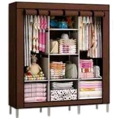 Armoire en tissus 3 battants image 2