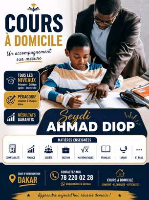 Seydi Diop cours à domicile tous niveaux personnalisés image 2