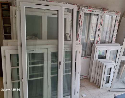 Porte pvc antibruit double vitrage quasi blindée o image 5