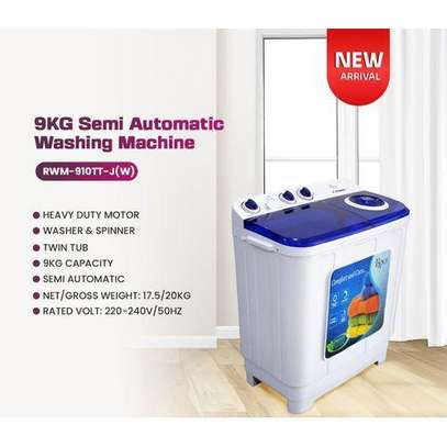 ROCH machine à laver semi-automatique 9kg blanche image 3