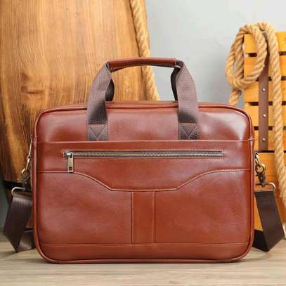 Sac d'ordinateur en Cuir véritable homme image 4
