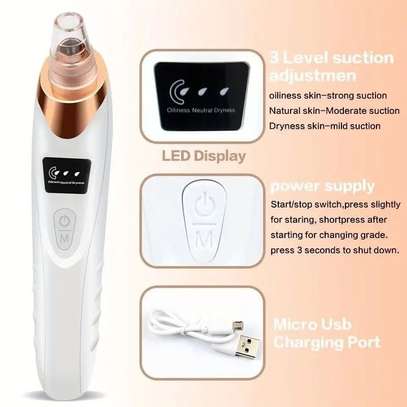 Aspirateur Point Noir Rechargeable avec affichage led image 2