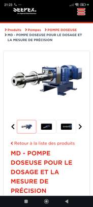 Pompe motorisée verticale inox robuste pour industrie image 2