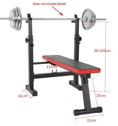 Banc de Fitness Multifonctionnel avec Support D'haltères image 15