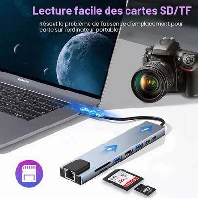 Écran 4K HD noir avec port HDMI pour PC image 6
