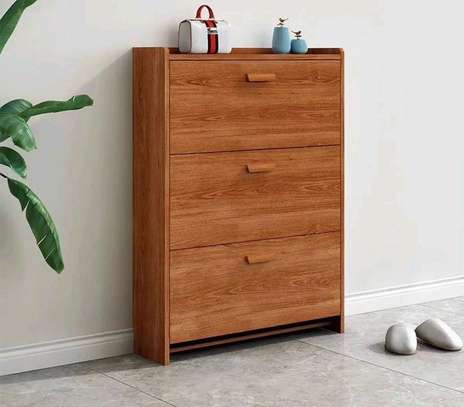 Armoire de rangement chaussures en bois image 3