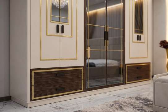 CHAMBRE A COUCHER ARMOIRE 6BATTANTS 7PIECES image 2