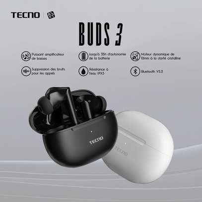 Tecno écouteurs bluetooth sans fil buds 3 deep bass image 2