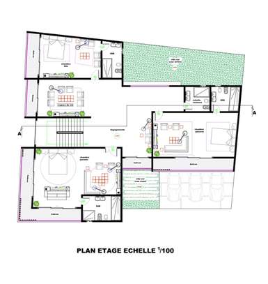 Plan architecture, dessinateur, maison, plan 2D, architecte image 7