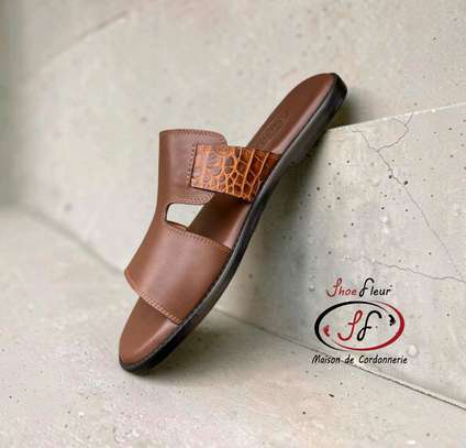 Chaussure homme sandale en cuir modèle SALOUM image 3