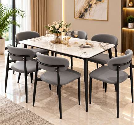 Table à Manger avec 6 Chaises image 2