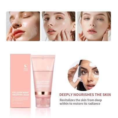 Night Care Collagen Night Mask 120ml Rose Hydratant image 2