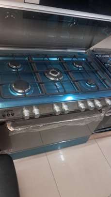 Roch  FINX .B9RGC-90 cuisinière gaz 5 feux inox four intégré image 2