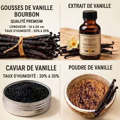 Gousse de vanille - extrait de vanille - caviar de vaille image 2