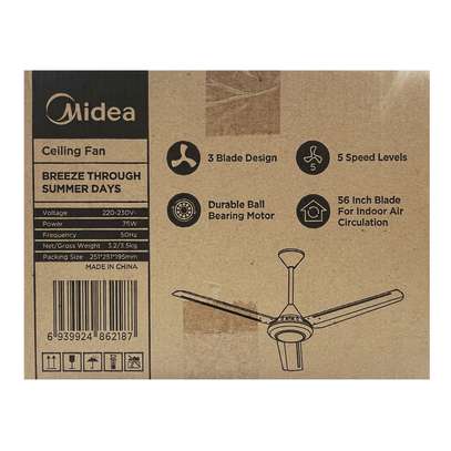 MIDÉA Ventilateur Plafond, 5 Vitesses, 230 M³/Min image 4