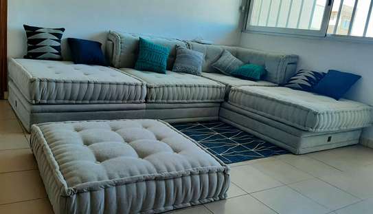 Coussin de sol et salon mah jong image 2