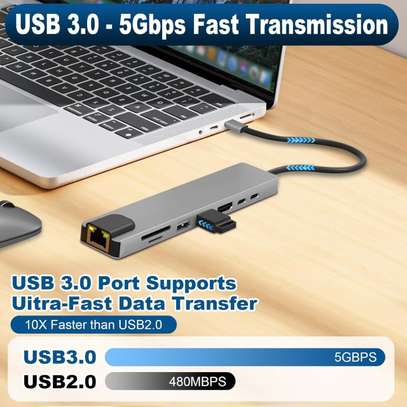 Adaptateur USB C vers HDMI, 8-en-1, Multiport image 10