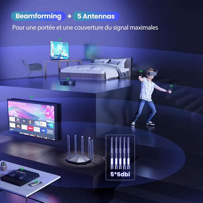 Tenda RX2 Pro Routeur WiFi 6, AX1500 Bi-Bande, 5 * 6dBi image 5