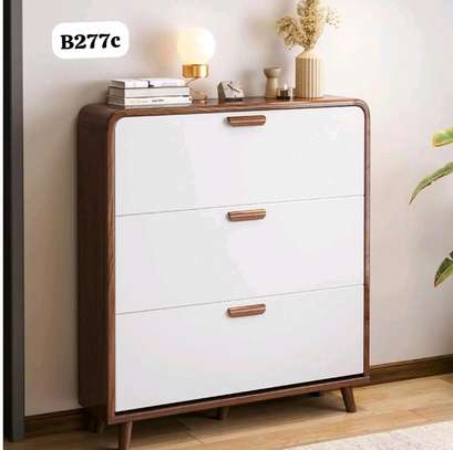 Meuble de rangement chaussures en bois image 2