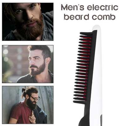 Brosse à cheveux chauffante, lisseur électrique pour barbe image 13