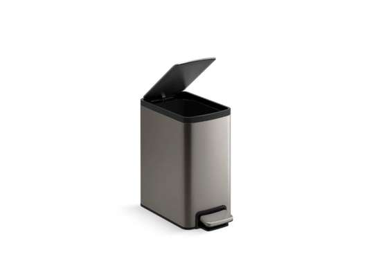 Deux poubelles à pédale KOHLER de 6L en inox image 3