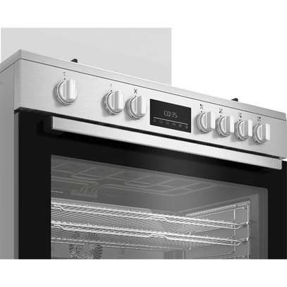 CUISINIERE 5FEUX BEKO 90X60 A GAZ FULL OPTION VENTILO image 2