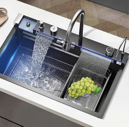 Évier de cuisine américaine 1 ou 2 bac lourd image 7
