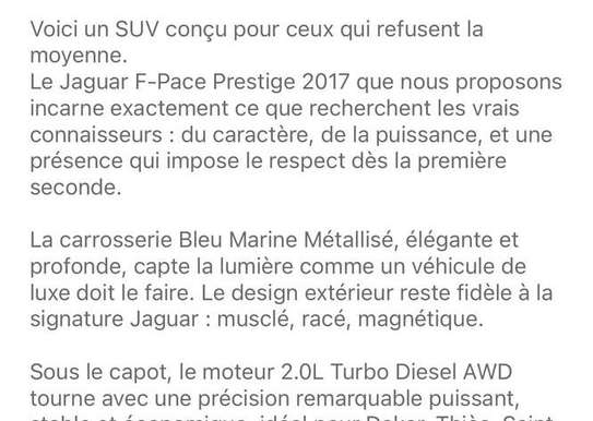 JAGUAR F-PACE 2017 image 2