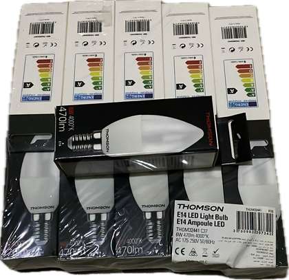 Lot de 10 ampoules LED THOMSON 6W E14 – Petit culot à visser image 2