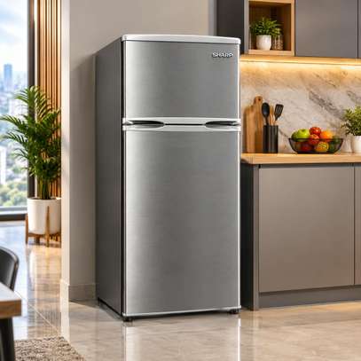 REFRIGERATEUR SHARP VERTICAL 2PORTES GRIS SJDC240HS2 image 3
