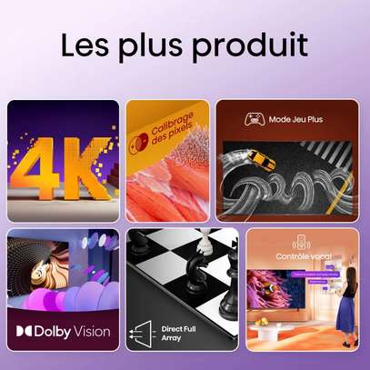 TELEVISEUR 58POUCES HISENSE LED UHD 4K SMART VIDAA 58A6N image 5