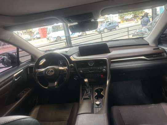 Lexus Rx450h 2021 gris Interieur cuir image 10