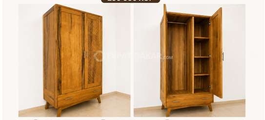 Meubles Chambre à coucher Bois Massif (lit, armoire, bureau) image 2