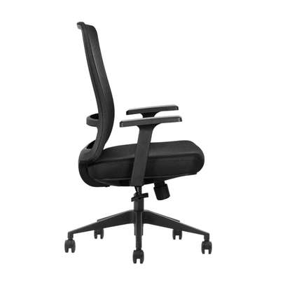 Chaise bureau ergonomique noire dossier mesh réglable image 2