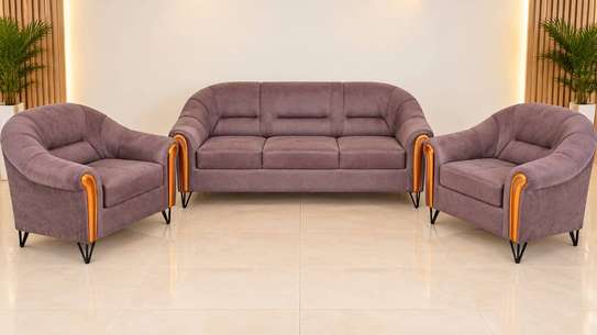 Canape 6 places + 1 pouf de 2 places cuir image 6