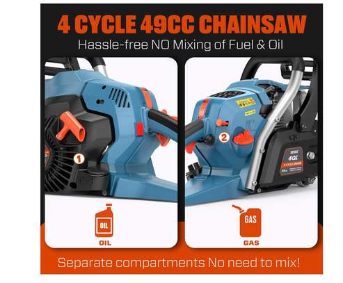 Tronçonneuse à essence SENIX moteur 49 cc image 3