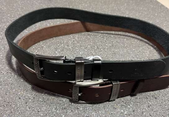 Diesel et Levis ceinture cuir  boucle métal logo image 11