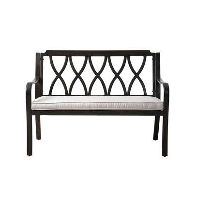 Banc de jardin avec structure en alu, avec coussin image 4
