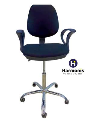 Chaise Bureau Ergonomique Noire Réglable image 2