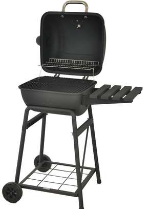 Barbecue à charbon avec des roues image 3