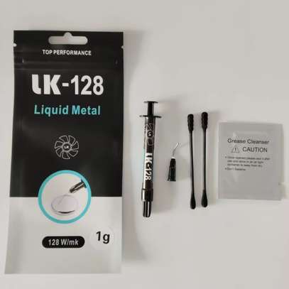 LK-128 pâte thermique métal liquide 128 W/mK argentée image 2