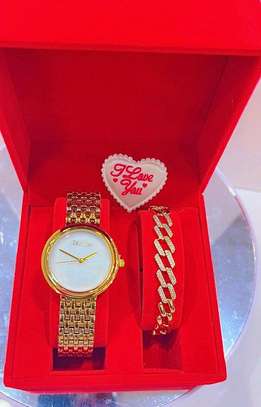 Coffrets bijoux pour femmes : montre + bracelet  cadeau image 1