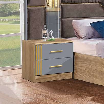 CHAMBRE A COUCHER 6BATTANTS 5PIECES BEIGE GRIS 3053 image 4