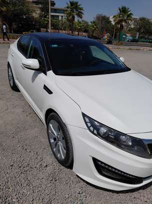 Kia Optima K5 berline blanche image 7