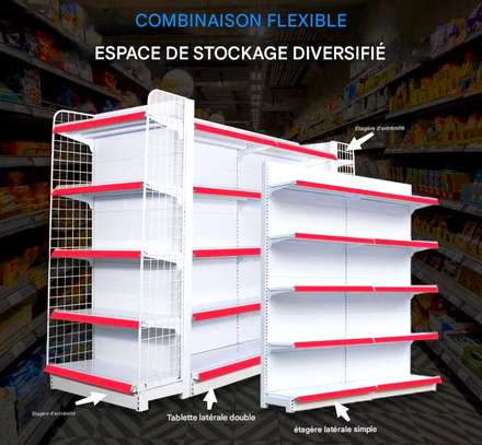 GONDOLE SUPERMARCHÉ - BOUTIQUE - PHARMACIE DEMONTABLE image 1