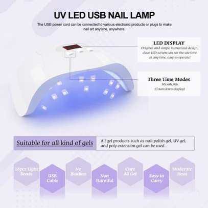 Machine à  ongle lampe UV LED + 15 vernis et accessoires image 3