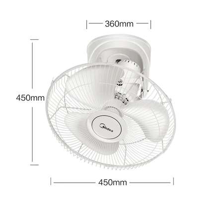 Midea  - Ventilateur de plafond à tête secouée image 8