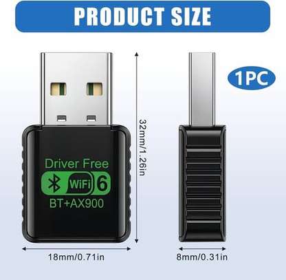 Adaptateur Clé Usb WiFi 6 & BT 5.4 | AX900 Mbps image 3